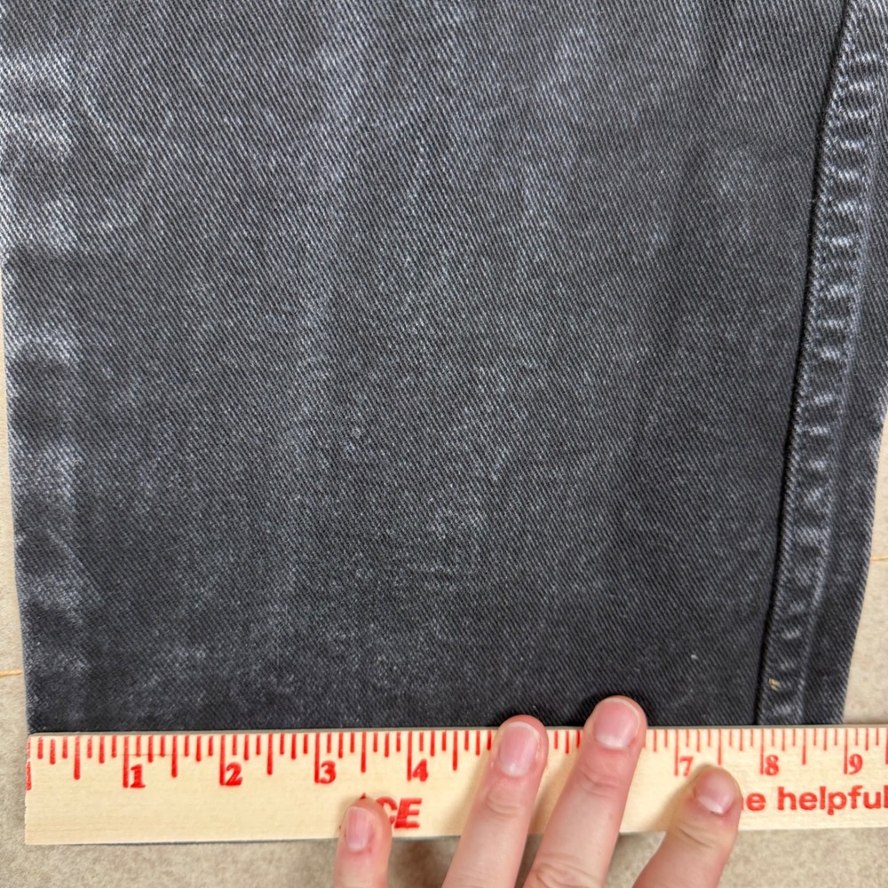 VTG Harley Davidson Jeans 29x31.5 Biker Denim Black Straight Leg Moto Gorpcore - Picture 10 of 12